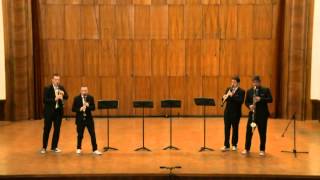 Primavera Mundi  Clarinet quartet quotNevskyquot [upl. by Wilmer975]