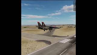 DCS shorts  Chad landing his F14B Tomcat [upl. by Hanshaw]