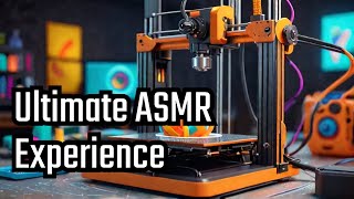 3D PRINTER ASMR JUST A FULL PRINT amp MACHINE NOISE [upl. by Nyret]