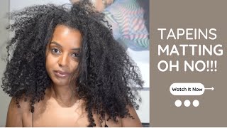 Tape Ins Matting Detangling STUDIO TECHILO Curly Hair Tips [upl. by Bully]