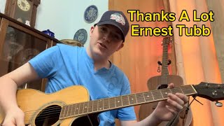 Ernest Tubb Thanks a Lot Guitar Lesson [upl. by Acinomal]