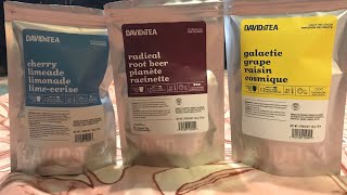 DavidsTea Iced Tea unboxing [upl. by Nerha]