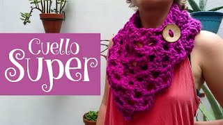 Cuello Super a crochet [upl. by Alanah]