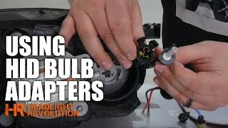 How to use HID Bulb Adapters and why they wont work with LED Headlight Bulbs [upl. by Raffin]