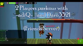 2 Players parkour with adiQ and Daro3321 [upl. by Iclehc]