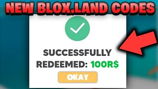 ALL NEW BLOXLAND PROMOCODES 2023  New amp Working Blox Land Codes [upl. by Mechling348]