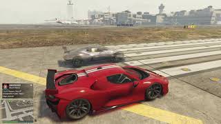 GTA ONLINE  Coil Cyclone vs Grotti Itali RSX [upl. by Eelanaj]