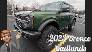 2023 Bronco 2 Door  Badlands  Deep Dive [upl. by Alenairam316]