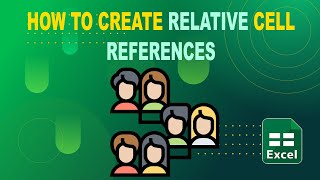 Excel for Beginners  Relative Reference Cell to Quickly Complete Tasks  excel [upl. by Ellinad]