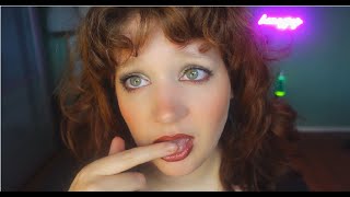 ASMR spit painting on your face for halloween intense mouth sounds personal attention [upl. by Cassandre]