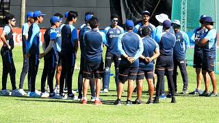 ICC U19 Cricket World Cup VVS Laxman mentoring India Under 19 boys in the Caribbean [upl. by Cecelia]