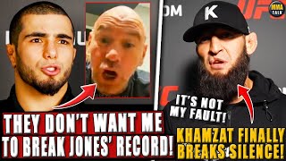 UFC Fighter ACCUSES UFC of DENYING him the chance to break Jon Jones record Khamzat BREAKS SILENCE [upl. by Ibrad15]