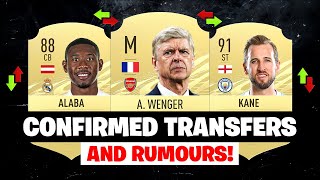 FIFA 21  NEW CONFIRMED TRANSFERS amp RUMOURS  FT ALABA KANE WENGER etc [upl. by Angelis]