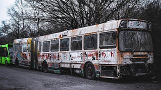 URBEX UK Massive Abandoned Bus Graveyard Found [upl. by Merrilee]