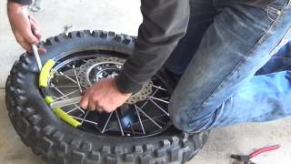 Tyre change KLR 650 [upl. by Dahraf]