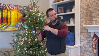 Sussex Carol on Copley D Irish Flute [upl. by Aveneg561]