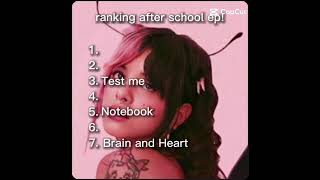 Ranking after school ep album again [upl. by Gower]