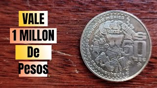 VALE 1 MILLON DE PESOS  Monedas de México  monedas Mexicanas Mexican coins [upl. by Kcub883]