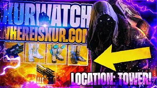 DESTINY 2  WHERE IS XUR  EXOTICS LOCATION MAP  3124  WHEREISXURCOM [upl. by Rosemaria770]