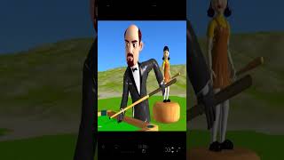 Scary Teacher 3D vs Squid Game Sports Challenges with Scary Neighbors shorts [upl. by Deck437]