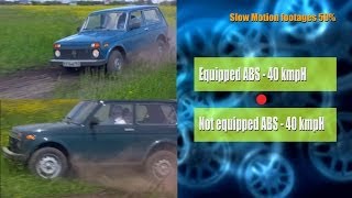 Минитестдрайв Лада 4х4LADA NivaABS brake and turn [upl. by Hermon]