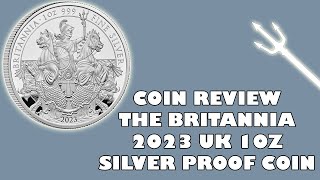 Review 2023 Britannia UK 1oz Silver Proof Coin [upl. by Bamby]