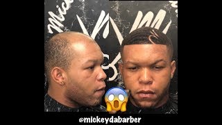 must see dope hair unit transformation by mickeydabarber [upl. by Kennie]