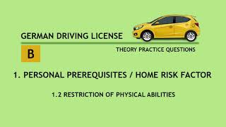 12 Part 14  Driving License Germany  Theory Exam in English  Practice Test Questions [upl. by Bevan]