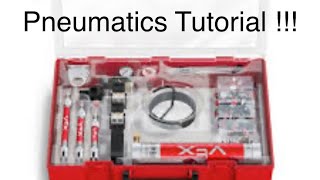 44252A Vex v5 pneumatics kit beginners tutorial [upl. by Nedmac874]