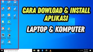 Cara install aplikasi di Laptop [upl. by Nazario]