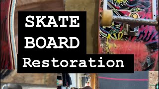 How to Restore A Old Skateboard [upl. by Langston]