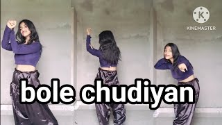 bole chudiyan  dance cover  youtube  trending  N Kumari  Hindi old songs [upl. by Esirahc675]