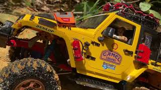 Rc Jeep Rubicon tropical rainforest trail [upl. by Pros]