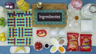 Mi Receta Borden  Pancakes Rellenos de Jamón y Quesos Borden  Salsa de Fresas [upl. by Auqenat]