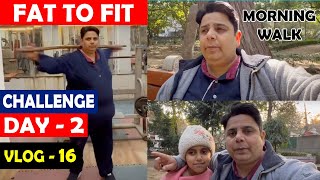 Day 2  Fat to Fit Challenge  GYM Start  Weight Loss Transformation [upl. by Terraj]