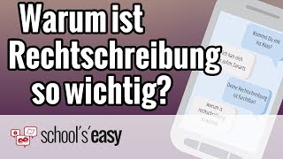 Warum ist Rechtschreibung so wichtig [upl. by Ieluuk779]