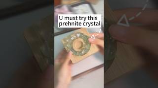 If you want to eliminate negative emotions you must try prehnite crystal crystals jewelry diy [upl. by Ellennej5]