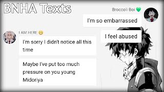 BNHA Texts  DEKU IS DONE BEING A HERO  Rät Lyric Prank [upl. by Harris]