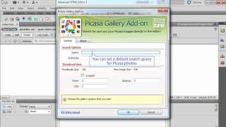 Picasa Gallery Addon Features and Usage [upl. by Leynwad]