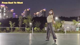 춤놀이 From East To West Line dance Demo [upl. by Lemahs]