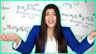 Step by Step Stoichiometry Practice Problems  How to Pass Chemistry [upl. by Sirk]