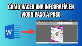 Cómo hacer una infografía en Word PASO A PASO [upl. by Bela]