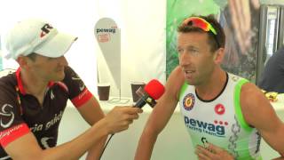 IRONMAN Austria 2015  Siegerinterview mit Marino Vanhoenacker [upl. by Weksler]