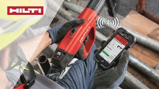 Fastening Hilti DX 5 digitally enabled fully automatic powderactuated direct fastening tool [upl. by Eugenle442]