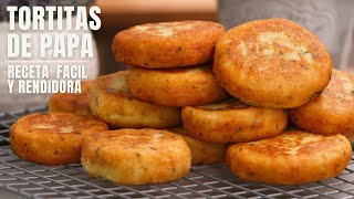 La receta de tortitas de papa que mas gusta en casa receta fácil y rendidora [upl. by Na]