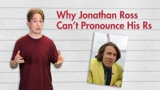 Why Jonathan Ross Cant Pronounce His Rs [upl. by Carolina]