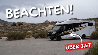 Wohnmobil über 35t 🚐 DAS müsst ihr beachten [upl. by Mahgirb]