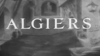 Algiers 1938 📽Classic American Mystery Romance Drama📽 Charles Boyer Hedy Lamarr Sigrid Gurie [upl. by Elocin]