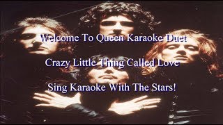 Queen Crazy Little Thing Called Love Karaoke Duet [upl. by Lianne387]