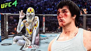 Bruce Lee vs Sadhu Guru Yogin EA sports UFC 4 [upl. by Gwenny998]